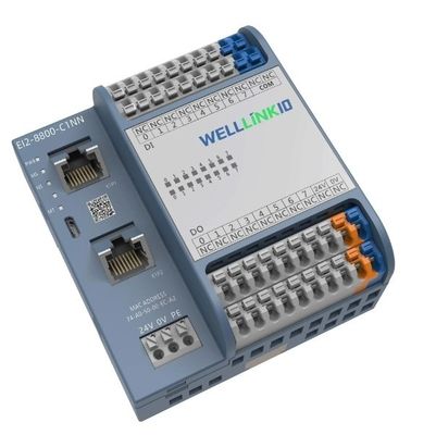 شراء Ethernet/IP I/O Module EI2-8800-C1NN 8di8do مدخلات مخرجات ثنائية الاتجاه PNP لـ PLC بواسطة Decowell online manufacture